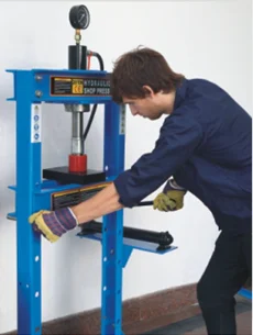 50Ton Pneumatic/hydraulic Press machine with Gauge