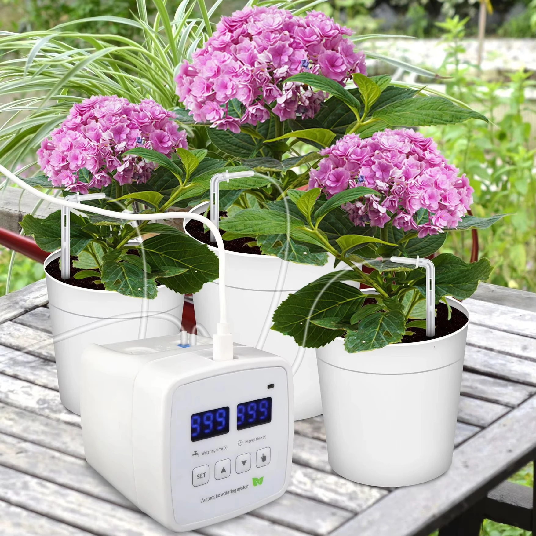 Automatic Watering System Smart timing plant irrigation controller intelligent flower watering device watering dripping Tools