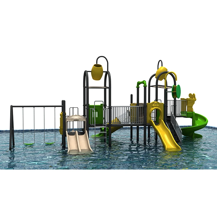 Горячая распродажа, радостное игровое оборудование для аквапарка, пластиковая игровая площадка, водные игры, горка