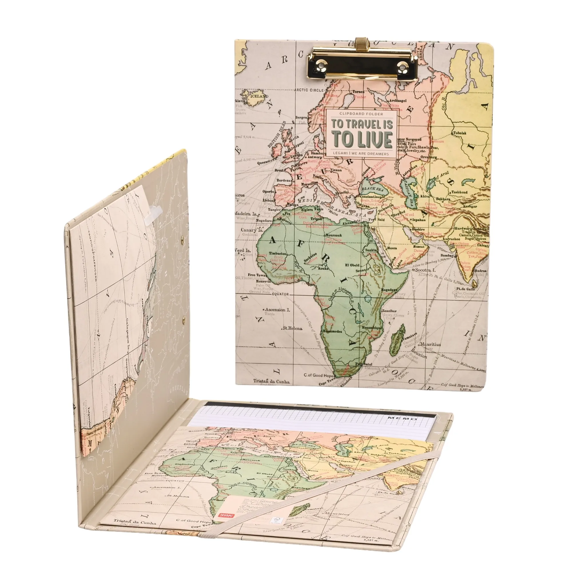 Good Quality Double Side Writing Nursing Clipboard With Pen Holder Gold Clip Storage Personalized Clipboard For Office School