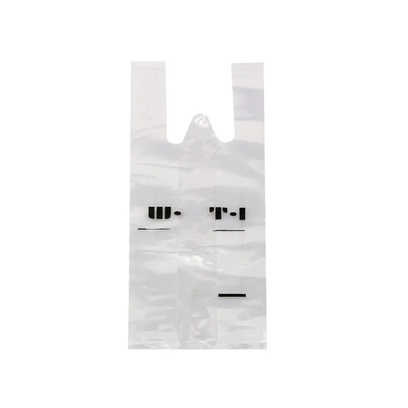 Custom wholesale Plastic carrier bag single/double cup holder packing plastic hand bag