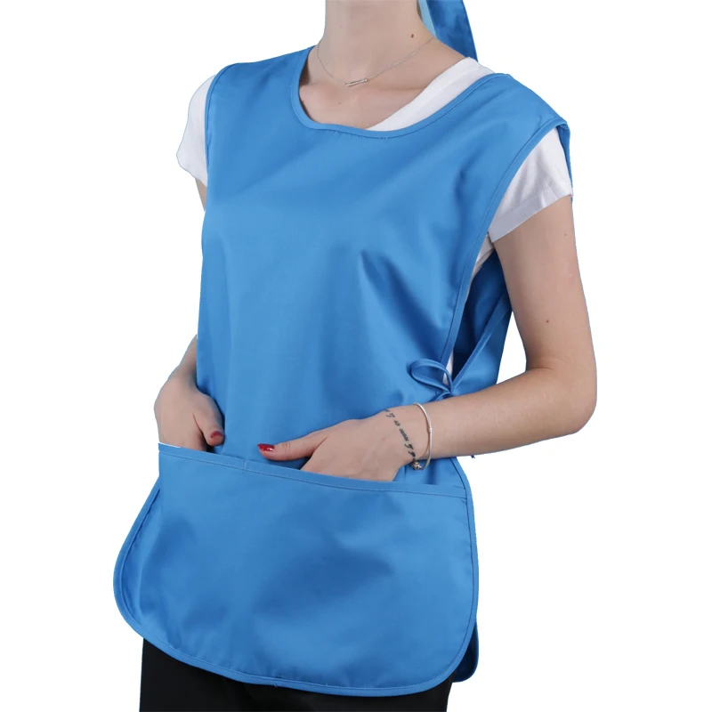 Home Chef Cobbler Apron-Adjustable waist ties Durable Aprons with 2 Deep Front Pockets,adult smock