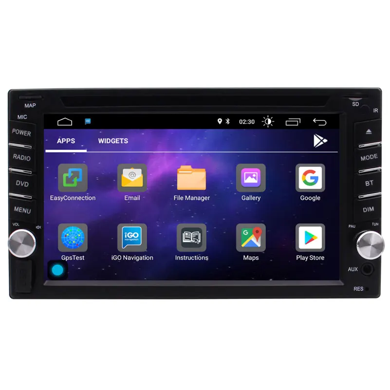 Drop shipping Android 10.0 Car Stereo DVD Player Double Din 6.2' Touch Screen autoradio with carplay android auto
