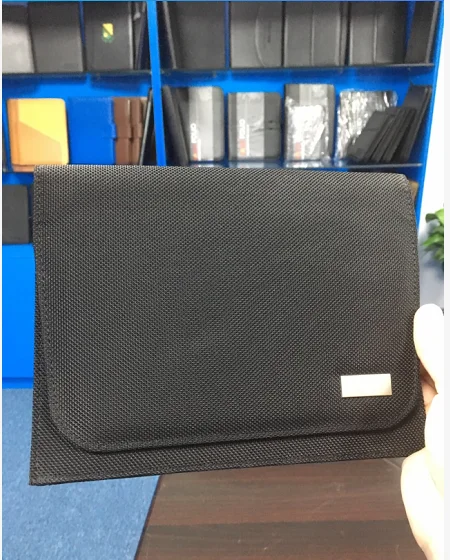 Custom logo  vehicle manual organizer protect and collect of car documents canvas Leather car document Holder