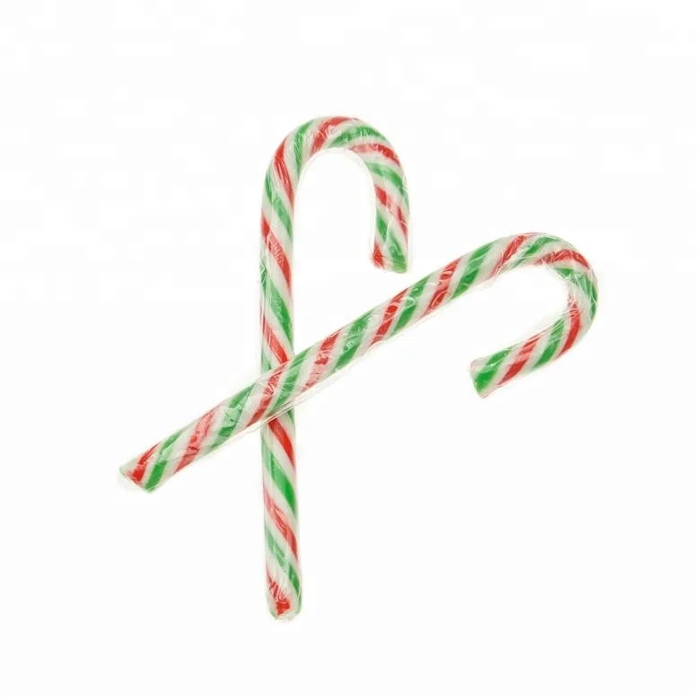 long crutch shape rainbow color hard candy China factory