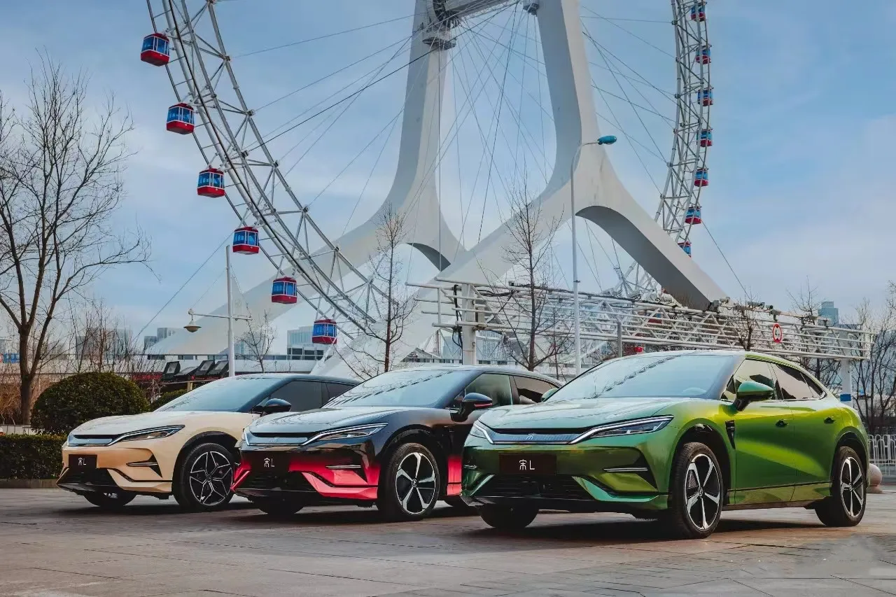 BYD Song L электрический автомобиль byd song l 2024 0 км б/у батарея rwd ev 5-дверный 5-местный внедорожник Максимальная скорость 199 км/ч