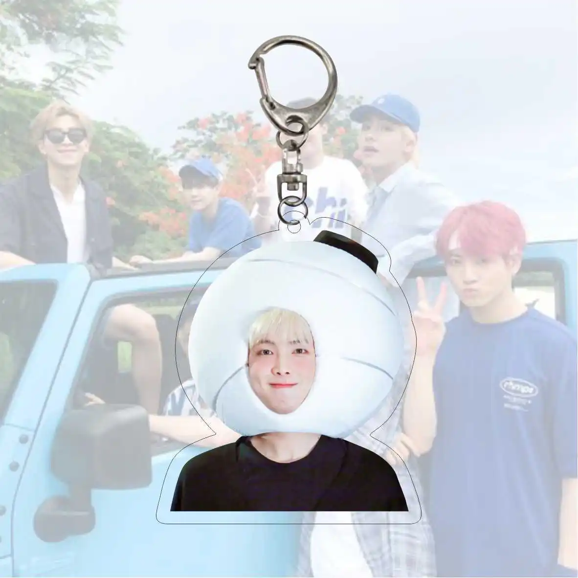 2021 южнокорейская поп-культура Bt s комбинированный товар двойная реальность прозрачные акриловые подвески b ts брелок