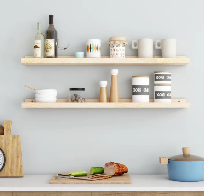 Wall hanging White Shelves Brackets Floating Wall Shelves for home Decor