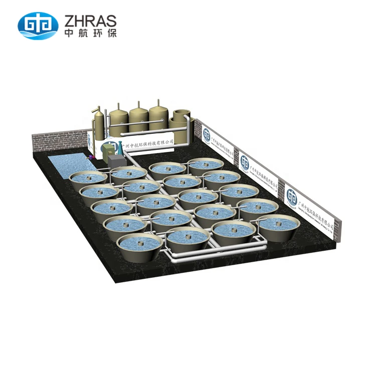 Zhonghang factory wholesale ras small salmon fish farming hatchery equipment system