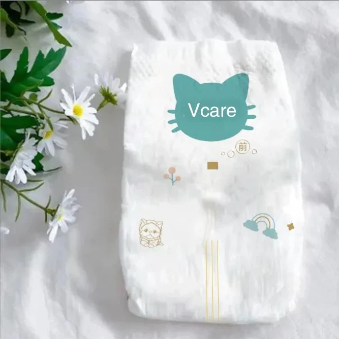 OEM Manufacture eco biodegradable 100% bamboo fiber disposable baby nature nappies diapers in stock