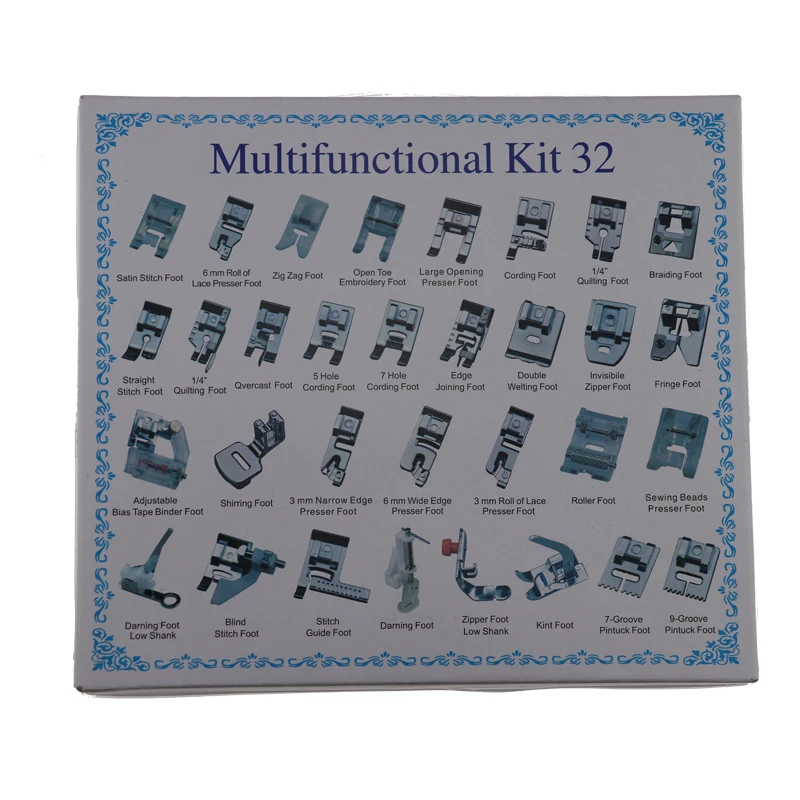 11 32 48 52 62 Pcs Domestic Professional Sewing Machine Presser Feet Set Presser Foot Kit