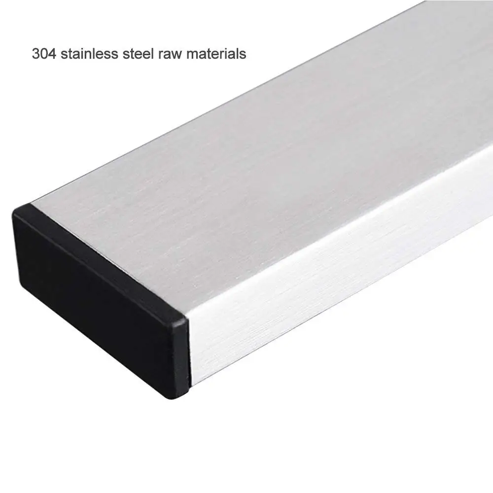 Stainless Steel Adhesive Kitchen knife block holder magnetic knife strip holder 16 inch magnetic knife holder