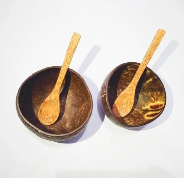 Coconut Shell Spoon Handmade Traditional Cooking