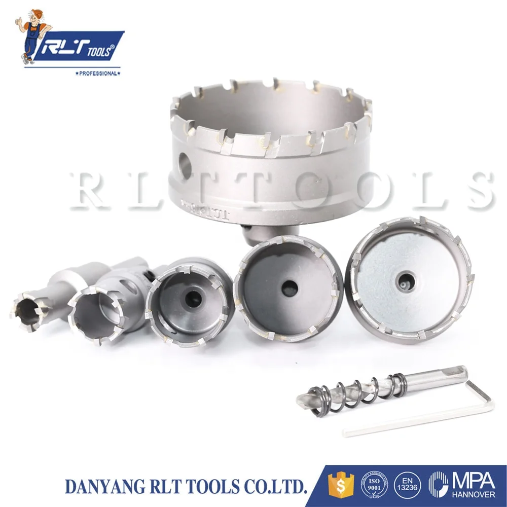 TCT Hole Saw Drill Bit Alloy Carbide Cobalt Steel Cutter Stainless Steel Plate Iron Metal Cutting Kit