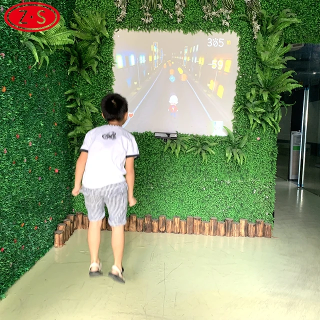
Commerical children games interactive projector game 3D Body Interactive Wall 