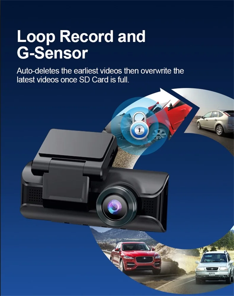 Скрытая камера 360 градусов полный высокой четкости 1080p черный ящик автомобиля тире с возможностью съемки видео 4k мобильный запись ночного видения