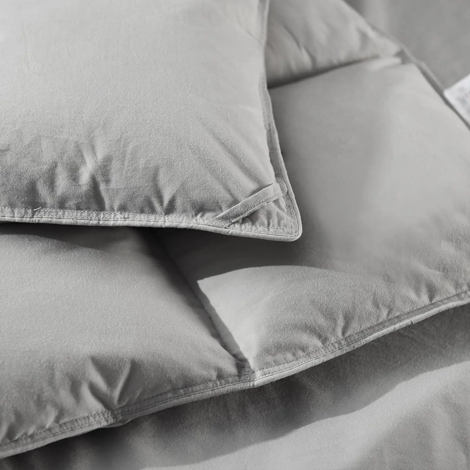 Goose Feather Down Quilt All Season King Size Down Duvet Luxurious Hotel Bedding Comforter with 100% Skin-Friendly Cotton Shell