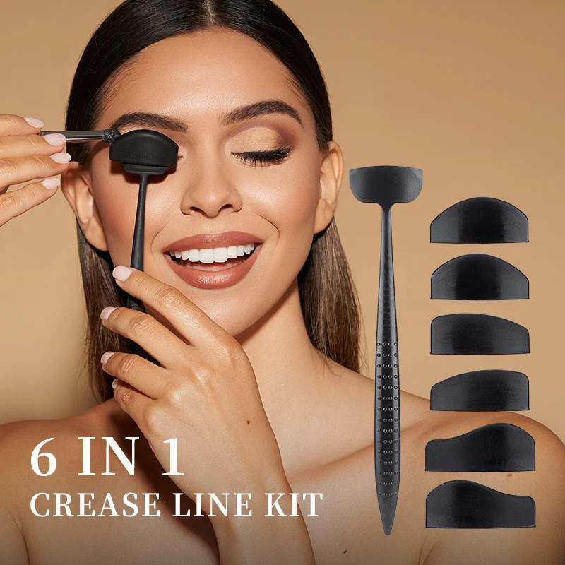 ARTMISS Eye Shadow Applicator Silicone Eyeshadow Stamp Crease Tools for Women Girls Eyes Makeup