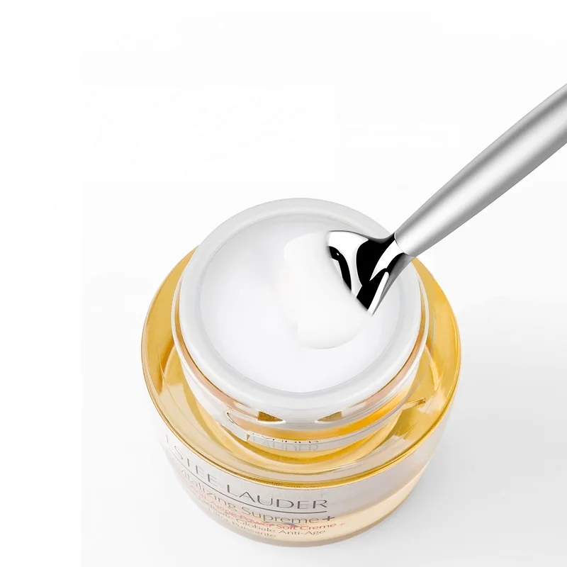 apply cosmetic skincare tools face cream spatulas small double-end mud mascara spoon