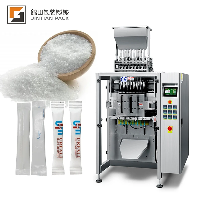 Automatic 6/8/10 Lanes Multiline Sugar 3 in 1 Coffee Pharmaceutical Powder Sachet pouch Filling Packaging Machine