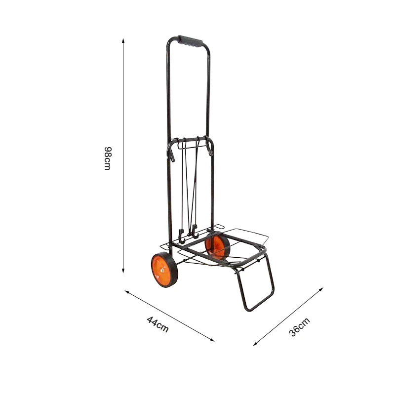 Hanser CA-01 Multi-purpose  High Quality Household Folding Hand Truck Shopping Carts Portable Foldable Luggage Hand Trolley