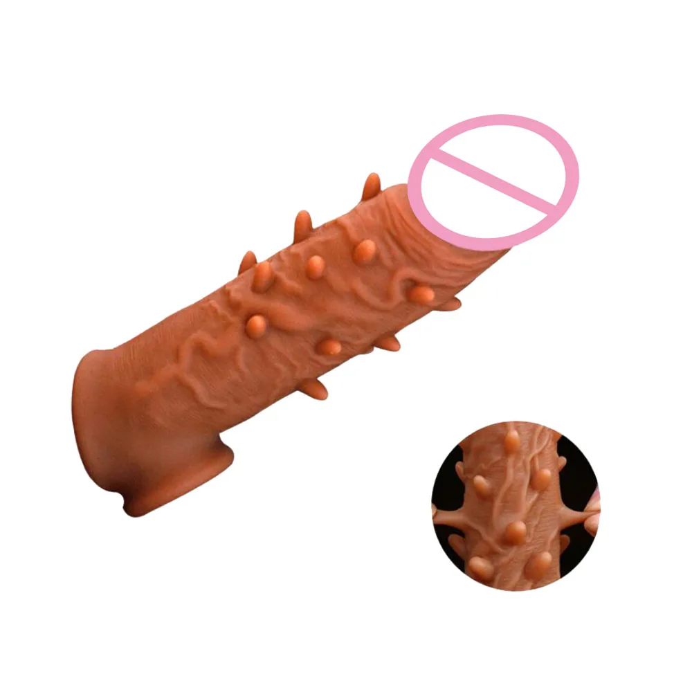 Оптовая продажа товары для взрослых удлинение пениса презерватив рукав массажер увеличения мужского члена секс-игрушки пар