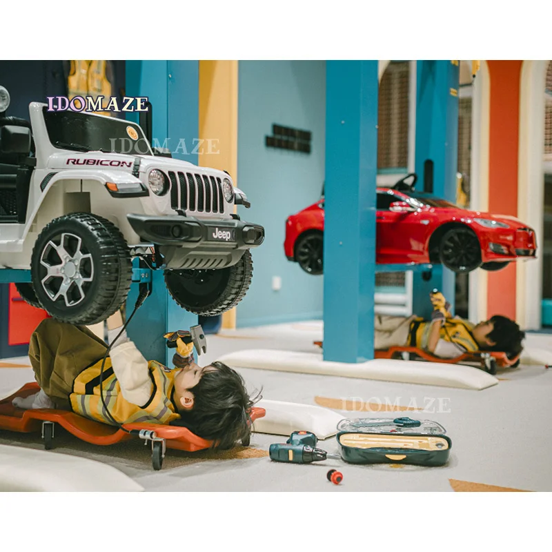 Playground Children adventure Play Center Indoor ball Pool Trampoline Big Slide Indoor Playground for Kids