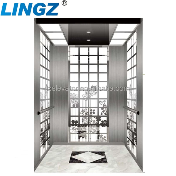 Высококачественный безопасный небольшой домашний Лифт из нержавеющей стали, лифт для дома и виллы