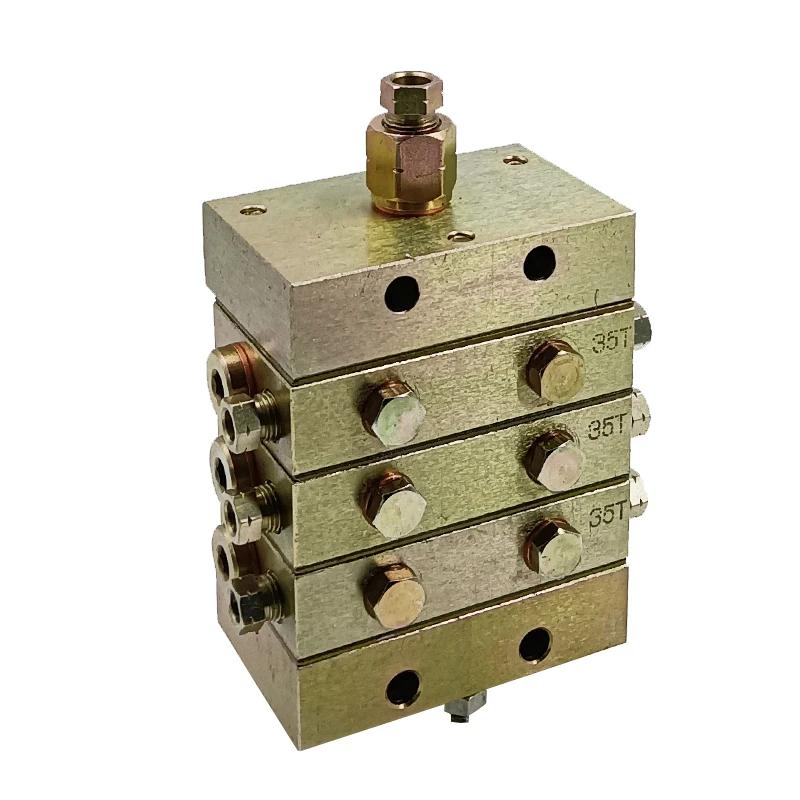 Professional Technical Design Electric Grease pump Scientific Progressive Distributor 2-20 Oil outlets distributor valve