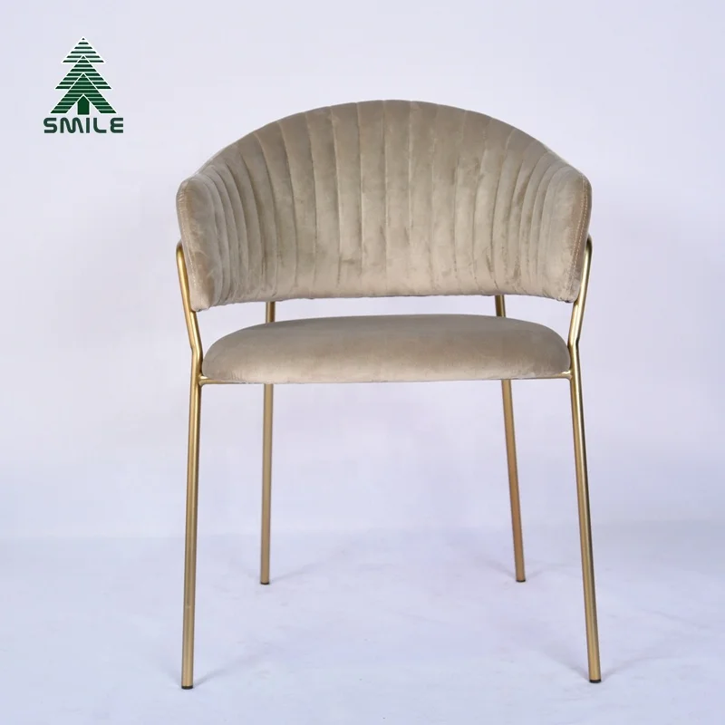 Manufacturers wholesale color dining chair single leisure gold chair coffee shop bar restaurant upholstered chairs