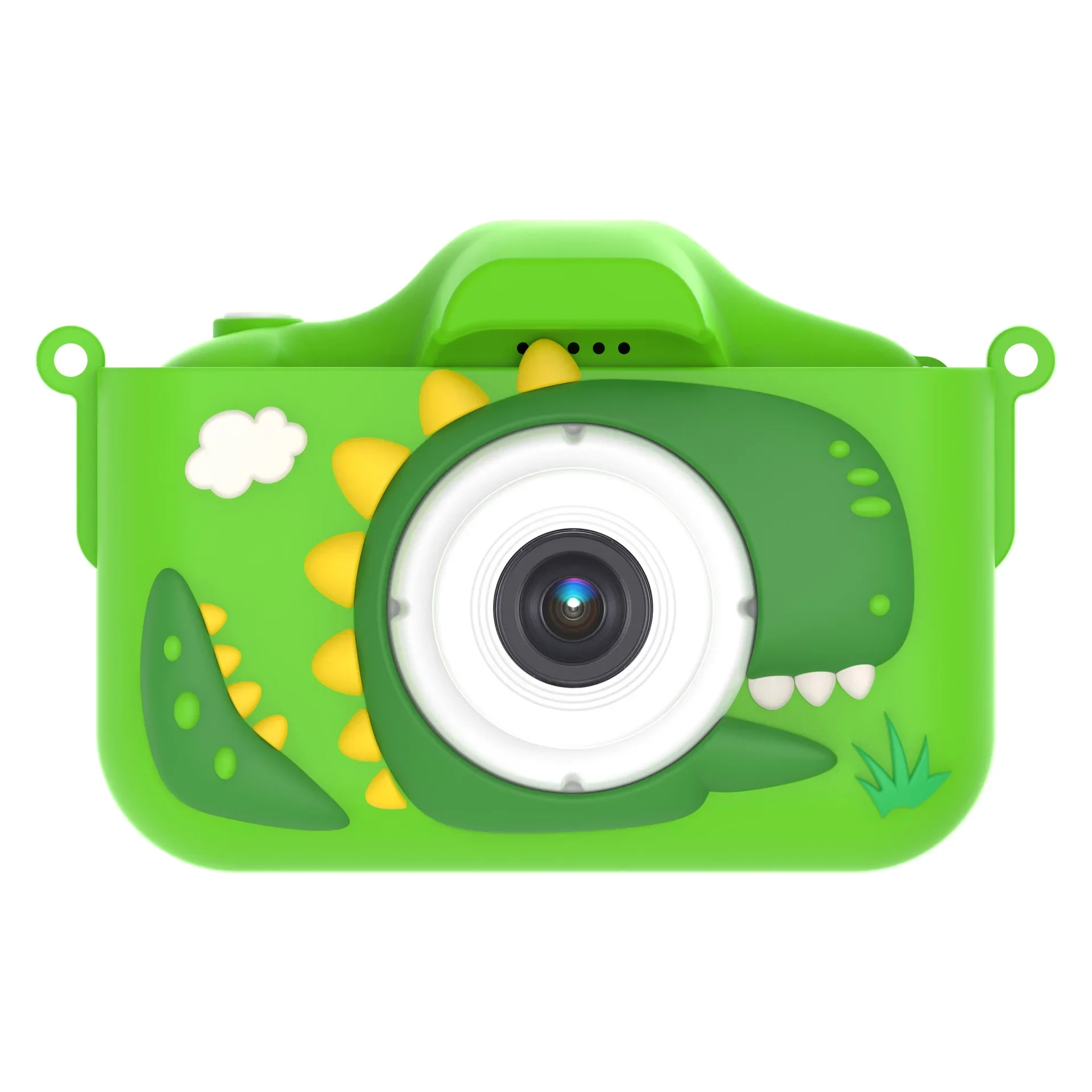 Mini Digital Camera 4800W HD dual-camera dinosaur cartoon Hd Footage Cartoon Dinosaur Kids Camera