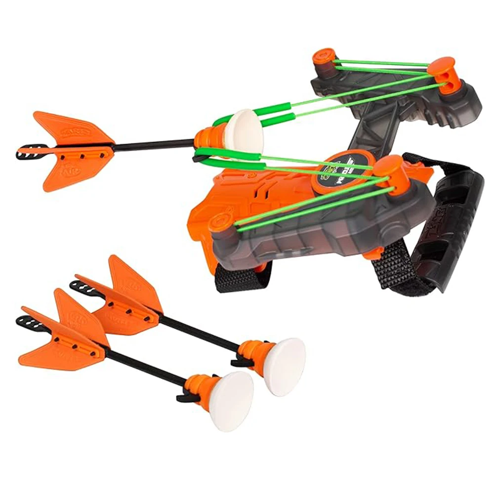 Kids Wrist Bow and Arrow Set Archery Toy Set Includes 3 Suction Cup Arrows Outdoor Toys for Kids Boys Girls