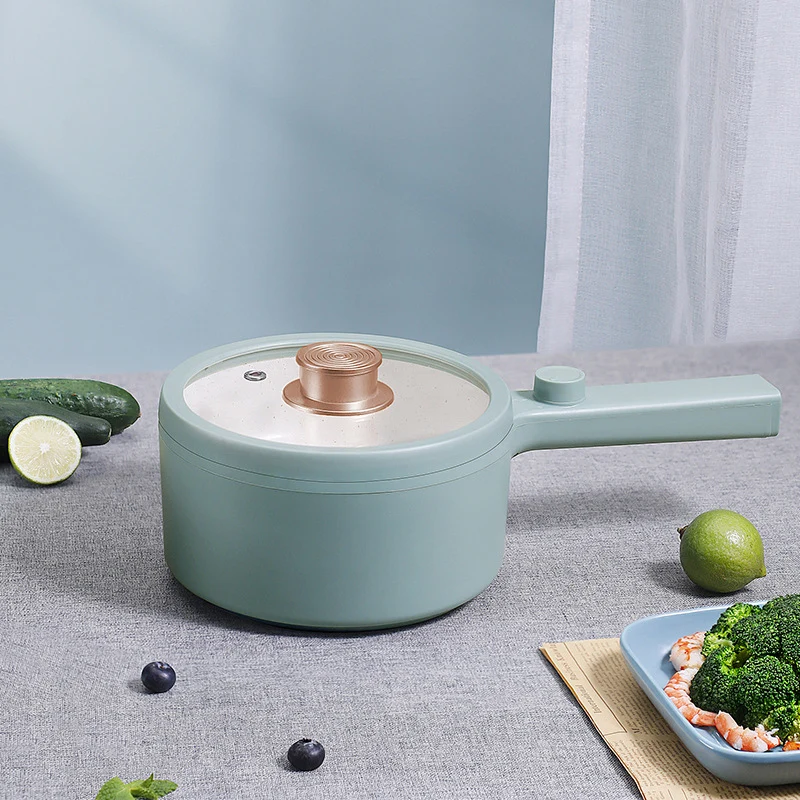 Multipurpose Home Wok 1.5L Non-stick coating Electric Mini Portable Omelette wok