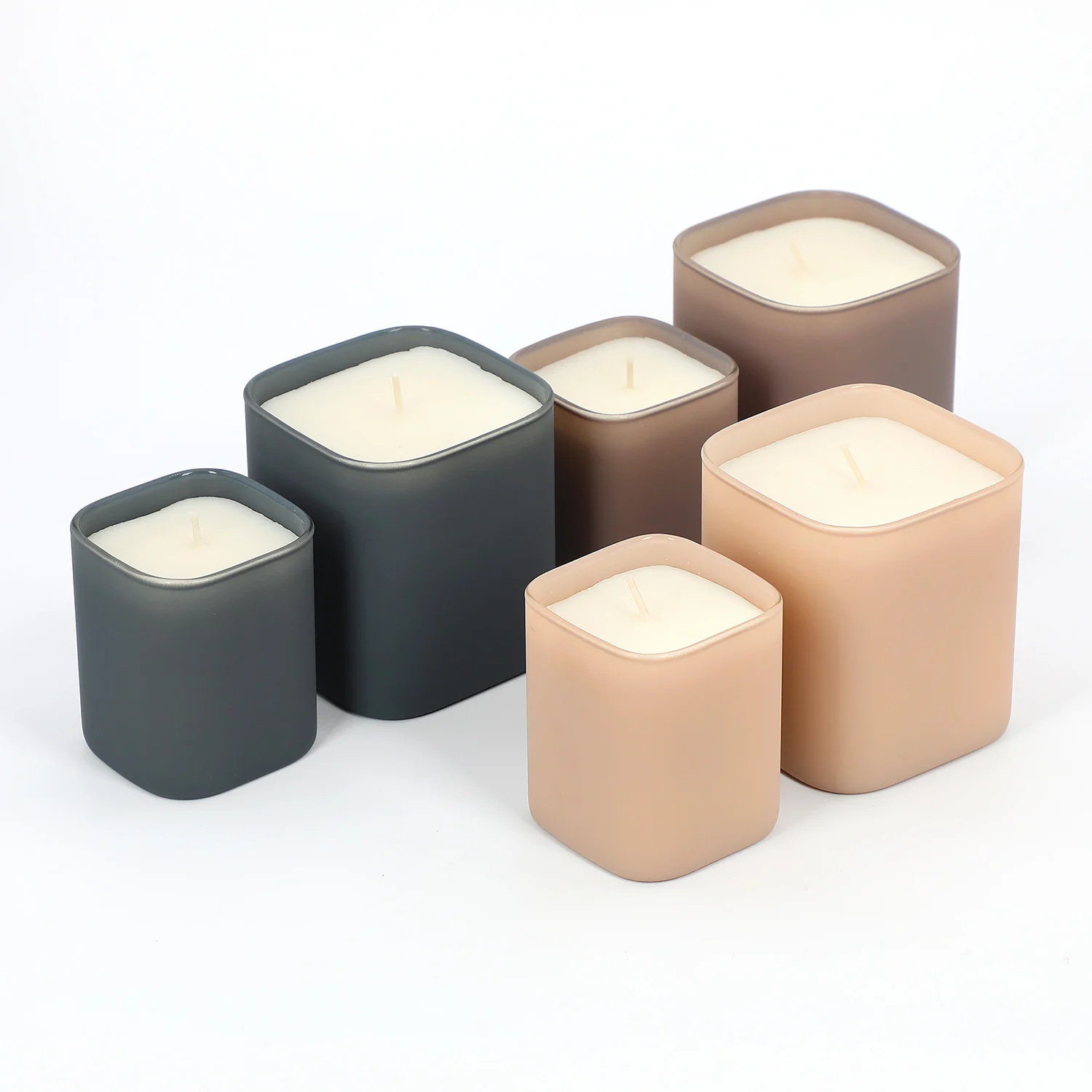 Customized Soybean Glass Candles with Custom Shape Jasmine Scent Popular Scented Candle Gift Set Smokeless with Custom Logo