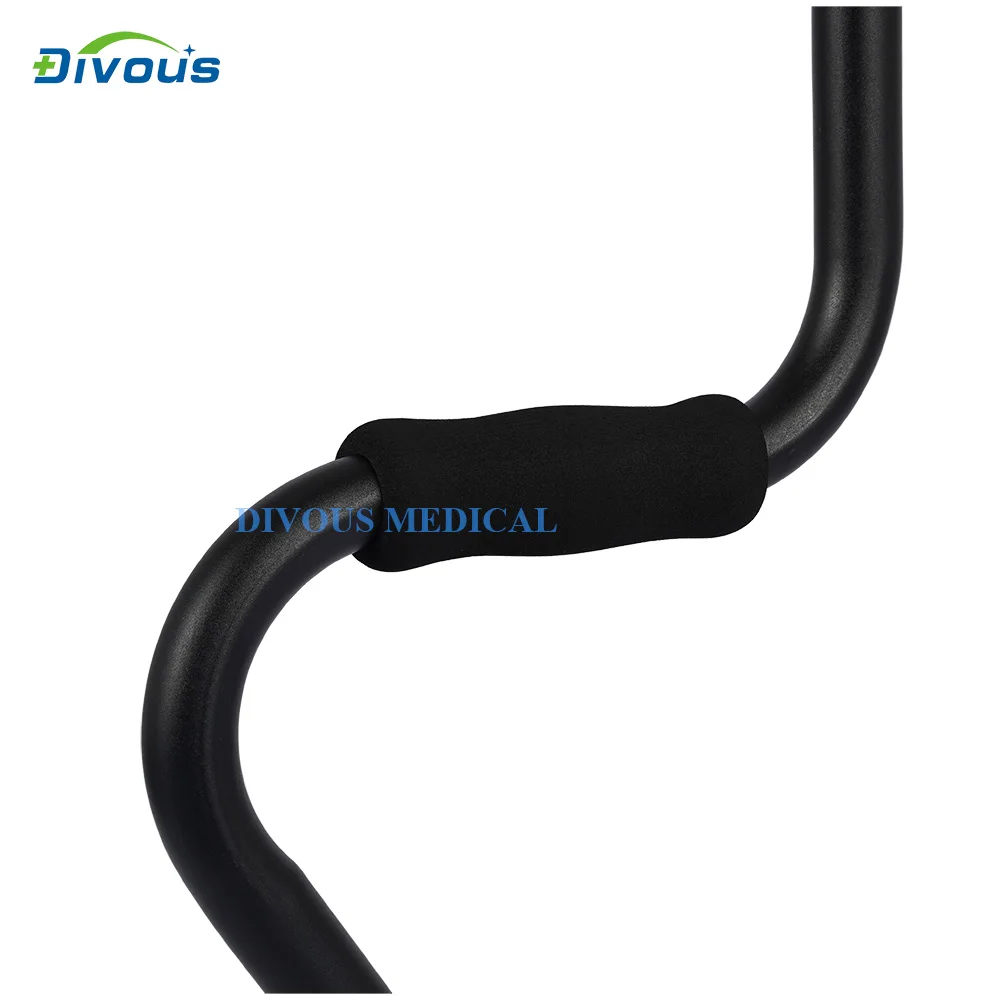 New Design Aluminum Alloy Adjustable Height Crutches Walking Cane Stick Medical Walking Canes for the Elderly