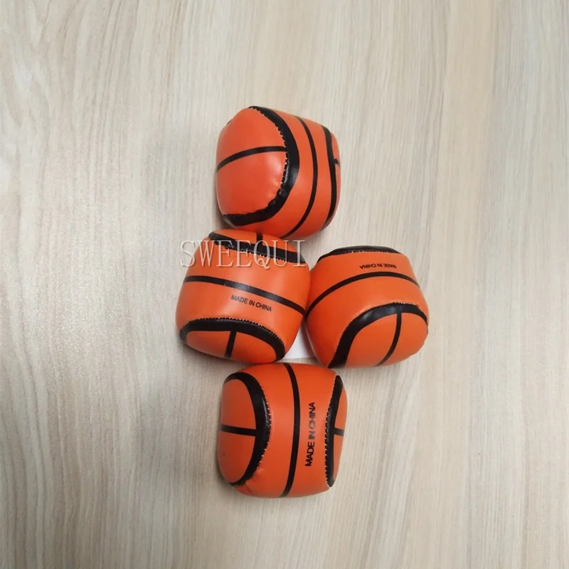 Custom Logo Printed Stuffed Foot Bag basketball shaped mini footbag
