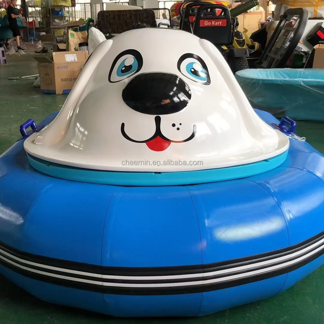 New design most popular hot sell kids inflatable motorized  battery powered bumper boat for sale