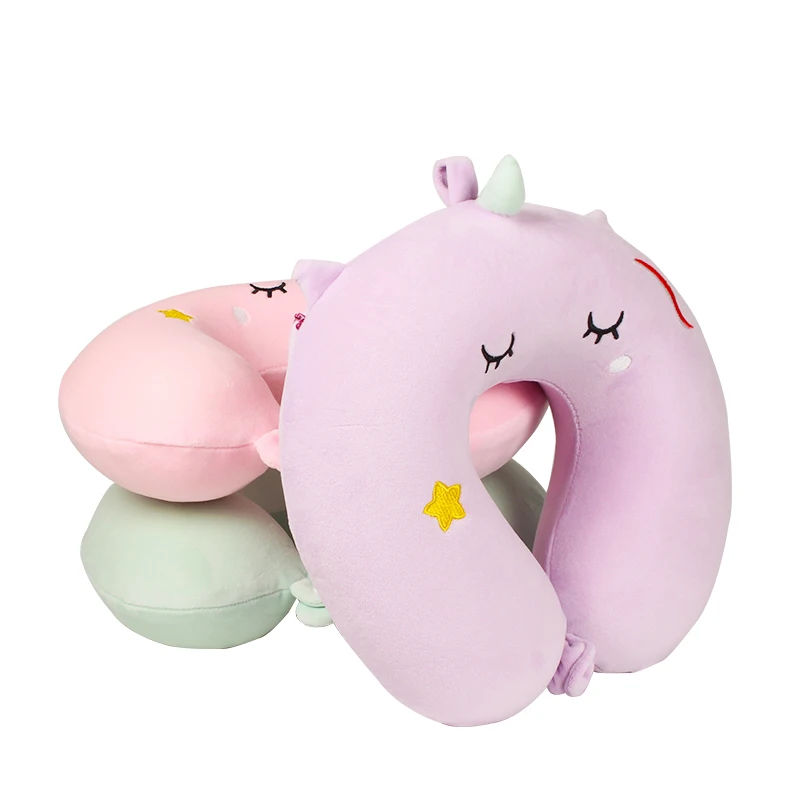 Заводская Высококачественная классическая U-образная подушка для шеи из пены с эффектом памяти предназначена поддержания баланса в положении сна