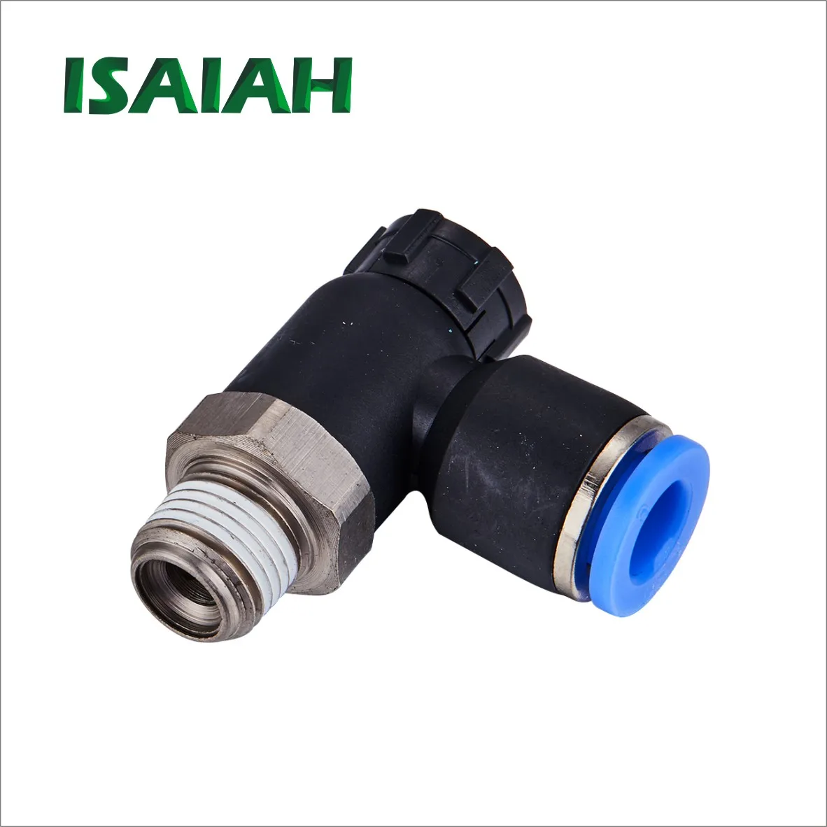 ISC06-G01 pneumatic throttle valve with one-touch fitting plastic elbow type air flow speed control valves