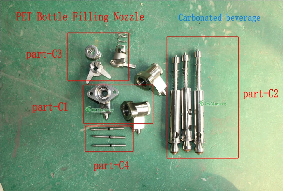 carbonated beverage / beer / water filling nozzles filling valves