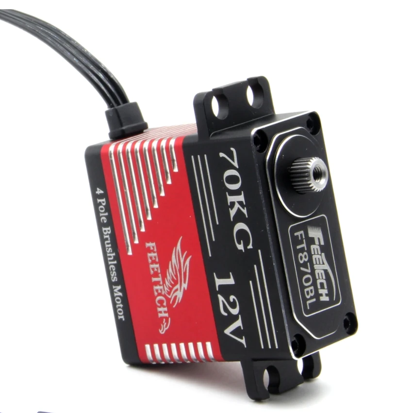 12V 70kg Xmaxx Crawler Robot Parts-Brushless Digital Servo  HV Large Torque Waterproof IPX8 Motor Steel Metal Gear RC Truck Car