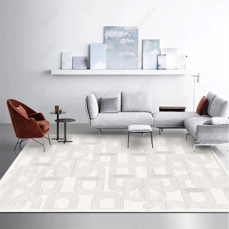 3D Print Faux Fur  Custom Rectangle Area Rug Washable Anti Slip Fluffy Mat Sofa Living Room Bedroom Floor Carpet