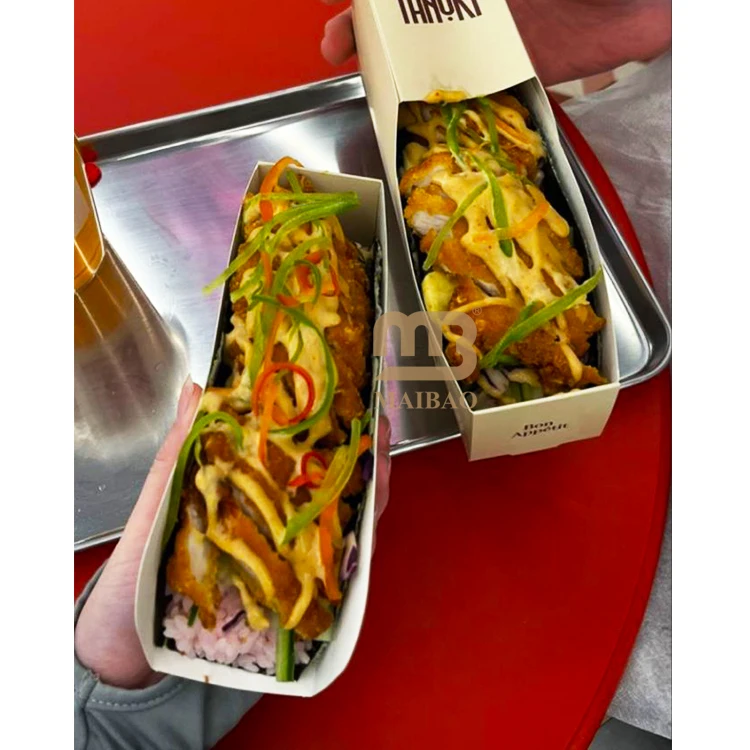 25cm korean pizza box custom printed slide drawer rectangle pizza box takeaway cardboard taco sushi takeaway drawer box for food