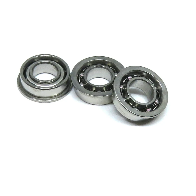 ABEC-7 SF624 Miniature Stainless Steel Flanged Ball Bearing 4x13x5mm
