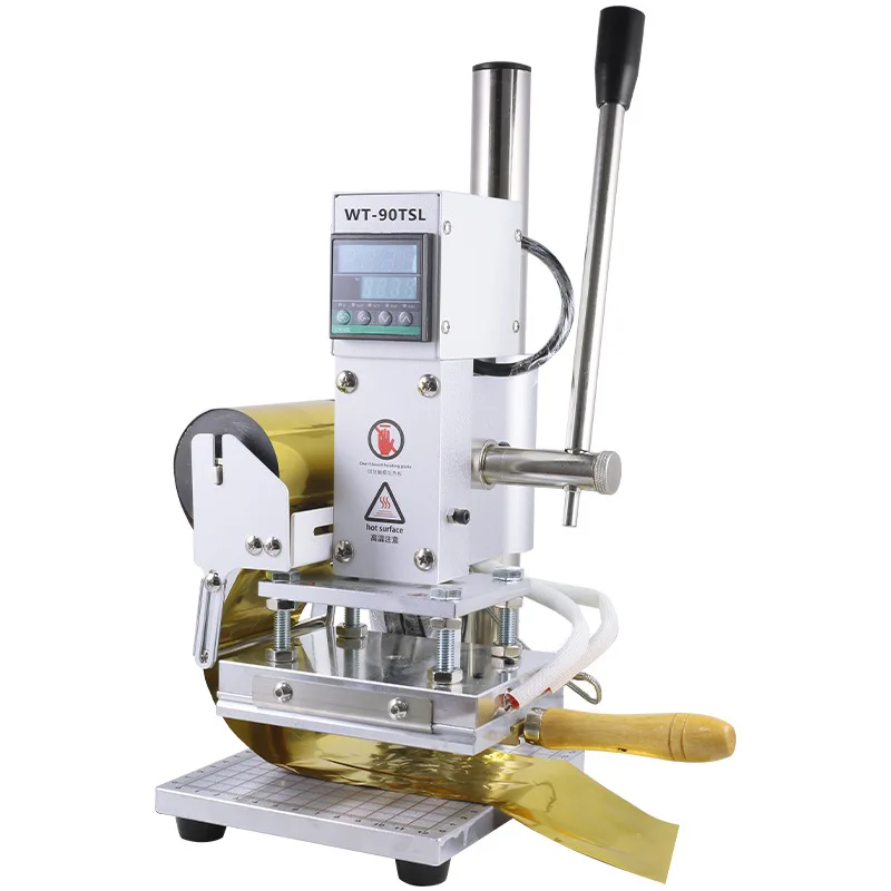 Factory price Hot Foil Stamping Machine Gold Silver Foil Automatic Digital Leather Logo Embossed T Slot Hot Stamping Machine