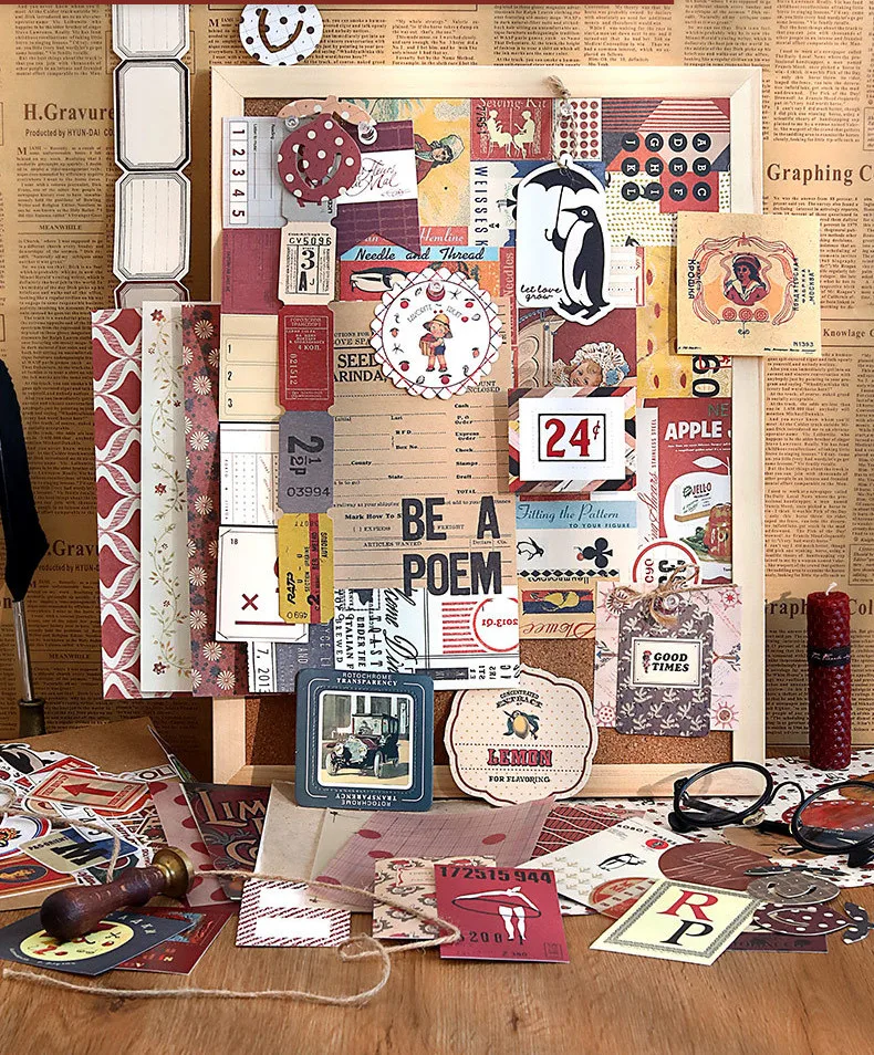 DIY Vintage Scrapbooking Supplies Scrapbooking Materials Papers