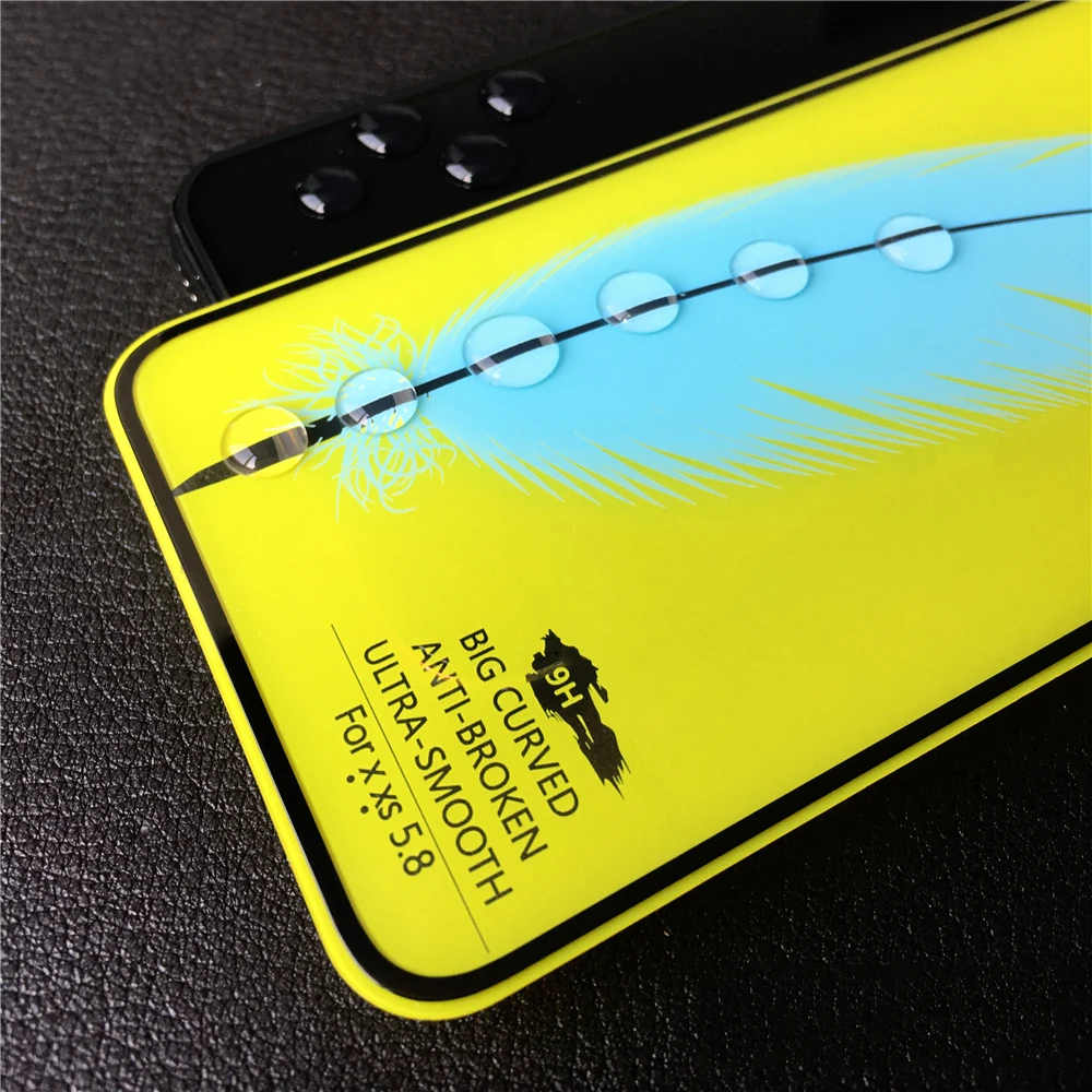 
Free Shipping 10D Tempered Glass For iPhone 11 Pro Max Screen Protector 9H Full Cover Film For 6 7 8 Plus X Xs Max XR 