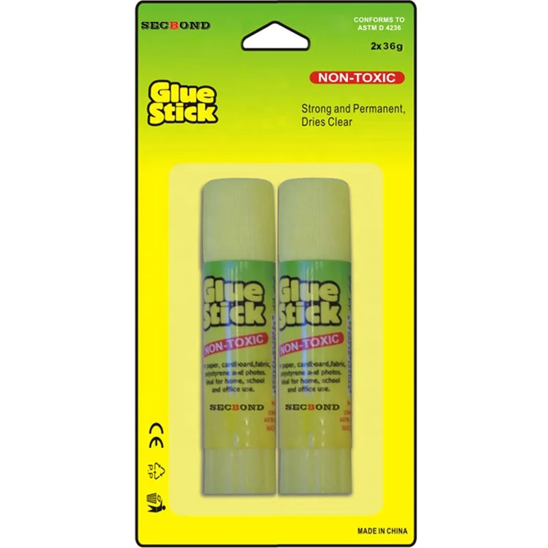 school use 8g 2pcs pack non toxic PVA glue stick