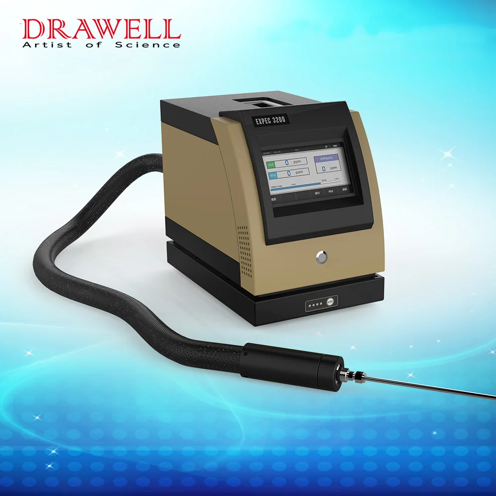 DW-EXPEC3200-120 Drawell FID Detector Gas Analyzer Price Portable VOC Gas Analyzer Methane