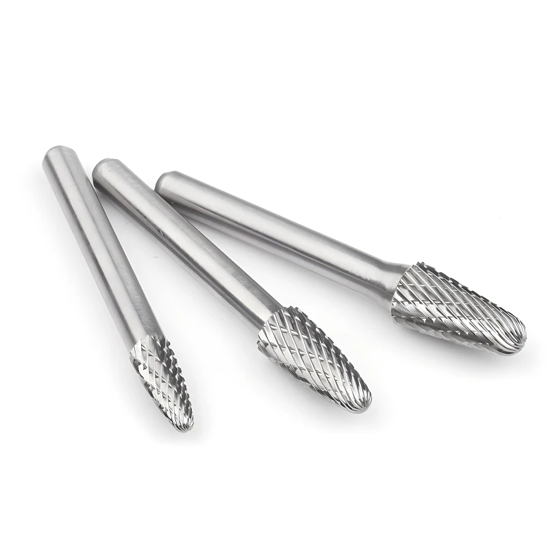 Efficient tool tungsten carbide rotary file for hard alloy burrs